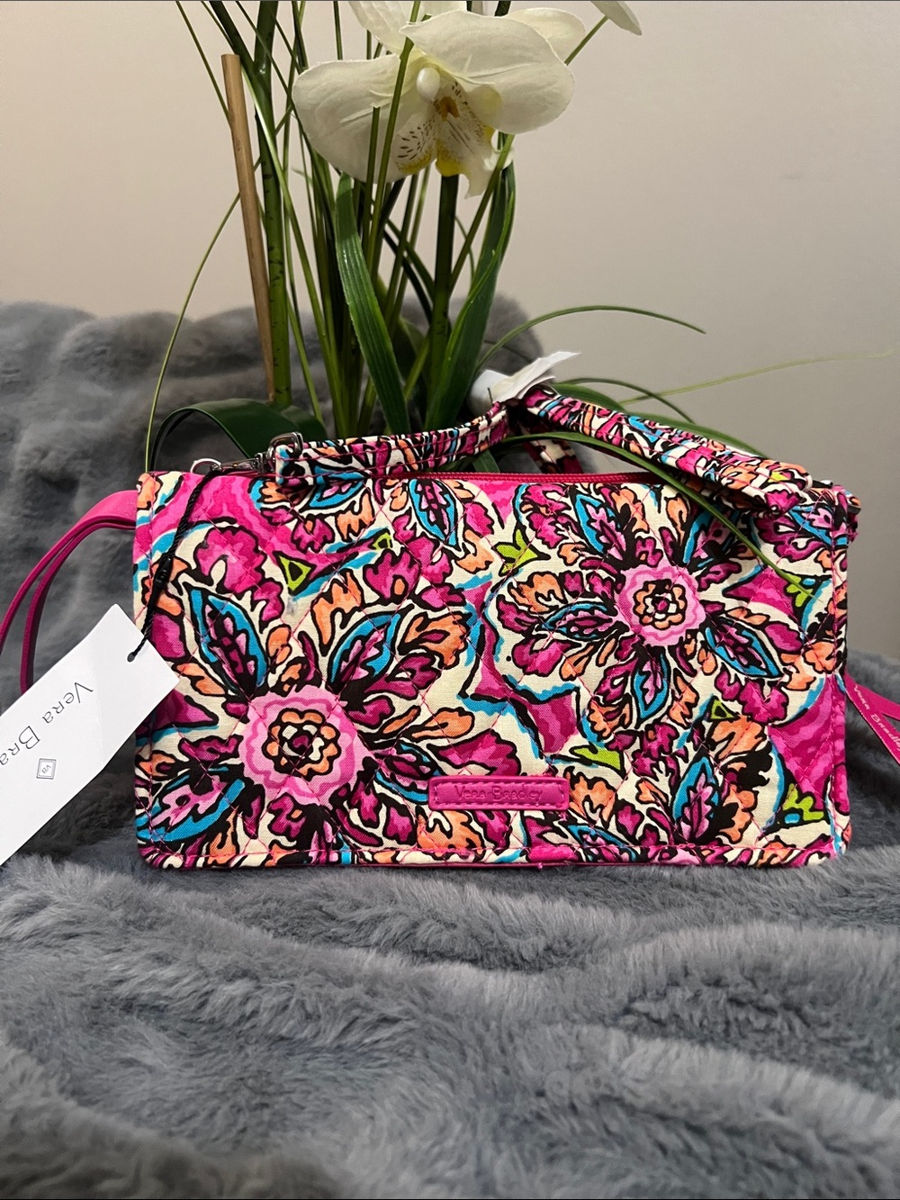 Vera Bradley Sunburst Floral Crossbody / Wallet NWT retail $69